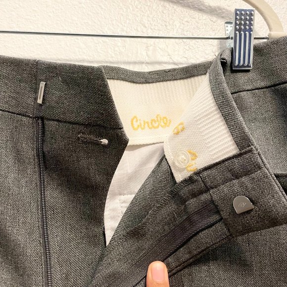 Circle S NWT Men's Vintage 80s Gray Pleated Western Dress Ranch Pants Size 40 - Picture 4 of 10